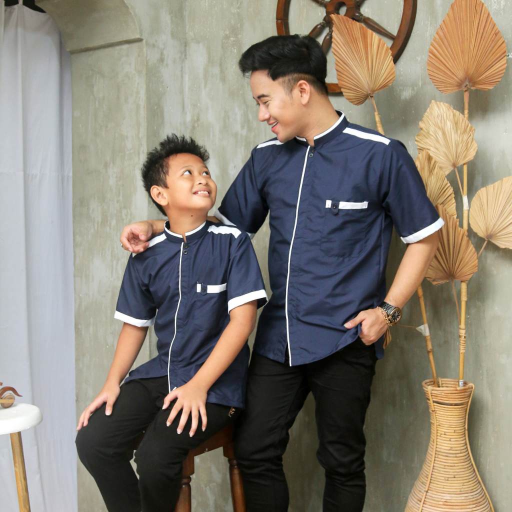 Baju Koko Pria Dewasa Atasan Viral Qoqo Model Baru Bapakbapak Keren Kemeja Lebaran Remaja Cowok Kond