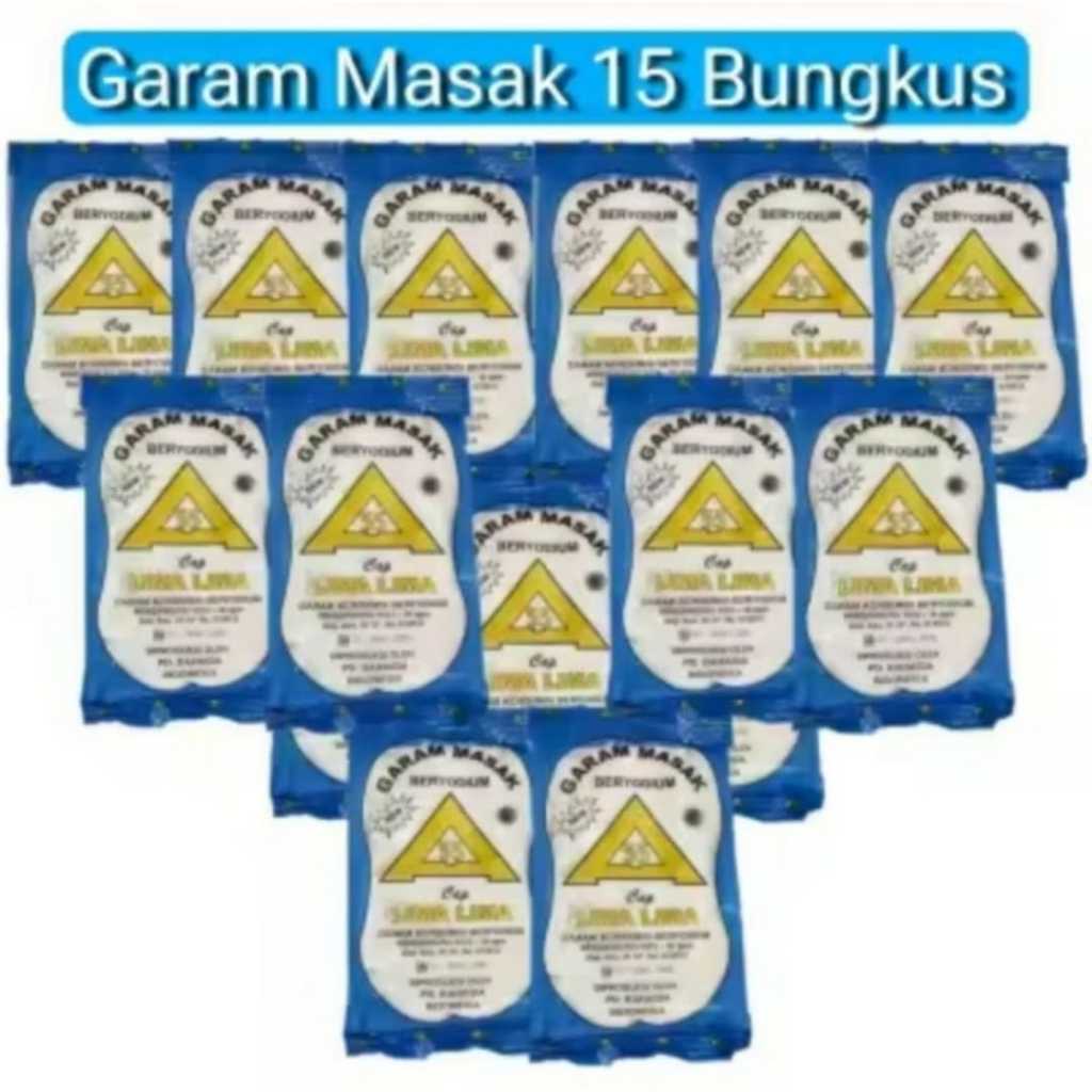 

( 15 Pcs ) Garam Masak Beryodium Isi 100gr Murah Promo