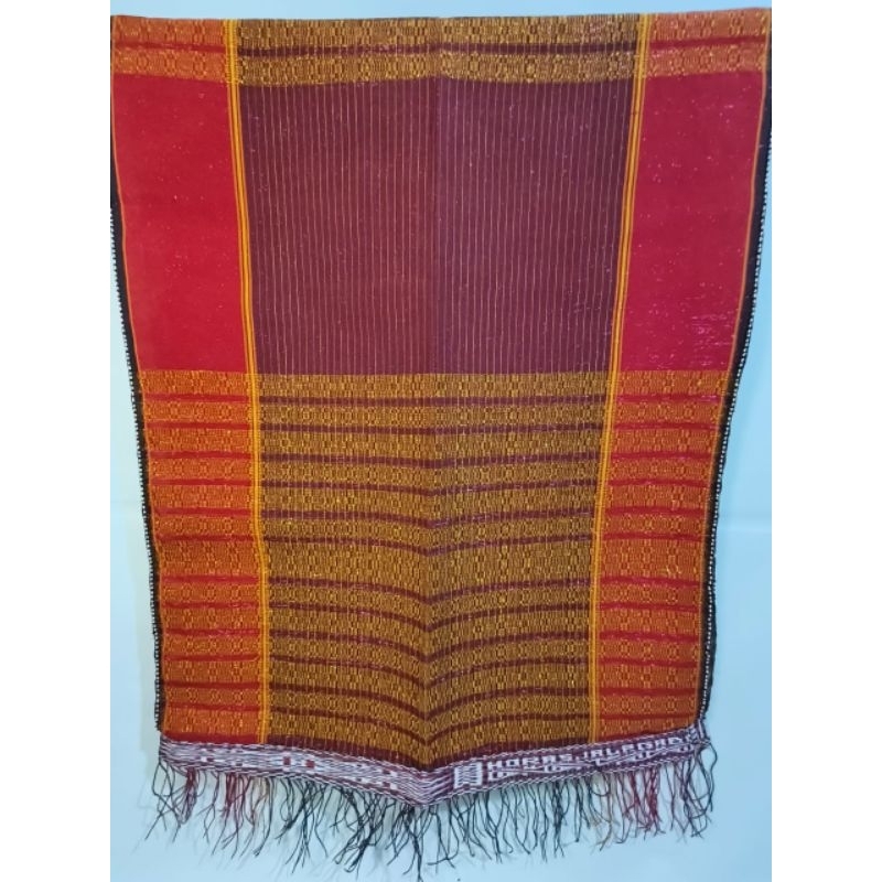 Ulos ragi hotang pakaian adat pria Batak toba