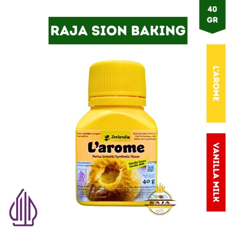 

Zeelandia Larome Vanilla Susu 40gr / L'arome Perisa Vanilla Susu