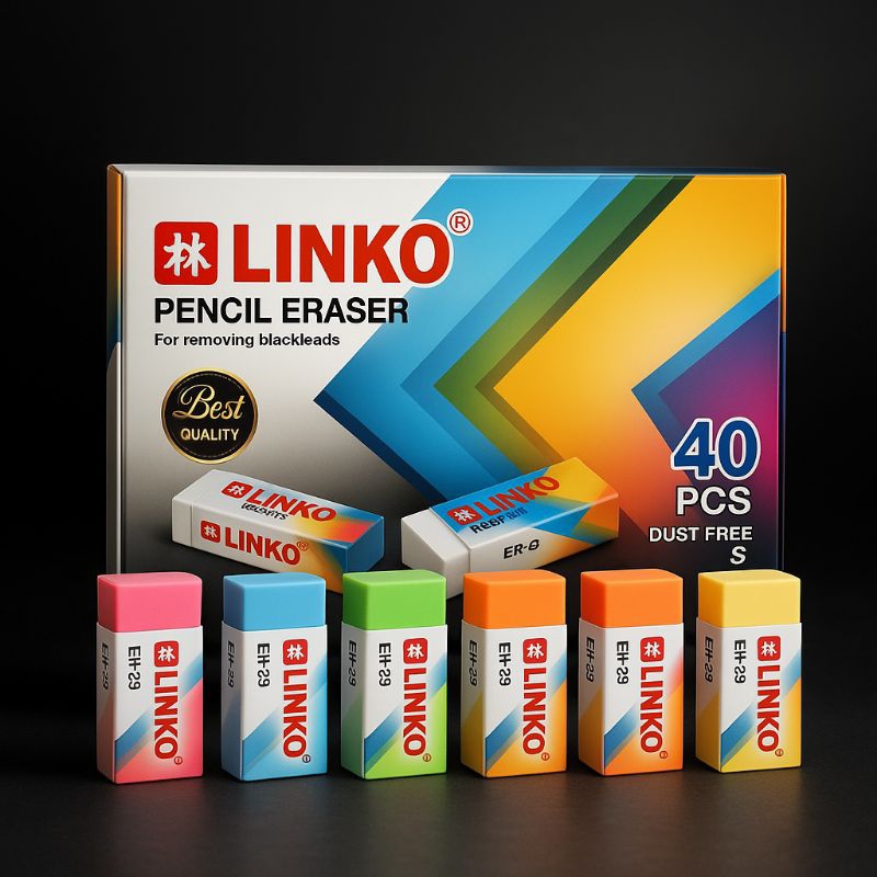 

Penghapus Pensil LINKO 1 PCS - Warna-Warni, Dust Free, Murah & Berkualitas