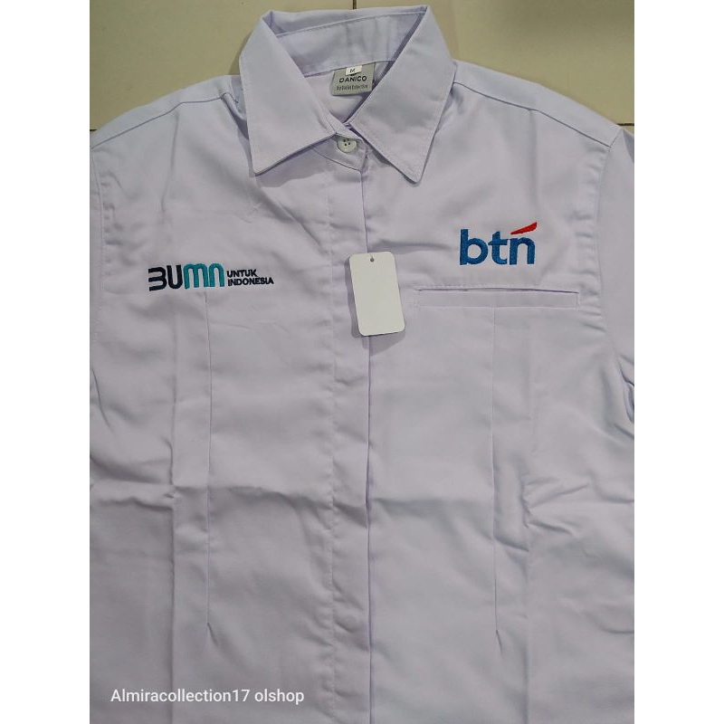 kemeja bank BTN seragam bank BTN