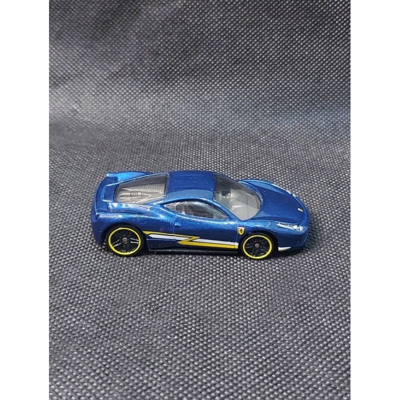 HOT WHEELS FERRARI 458 ITALIA BIRU