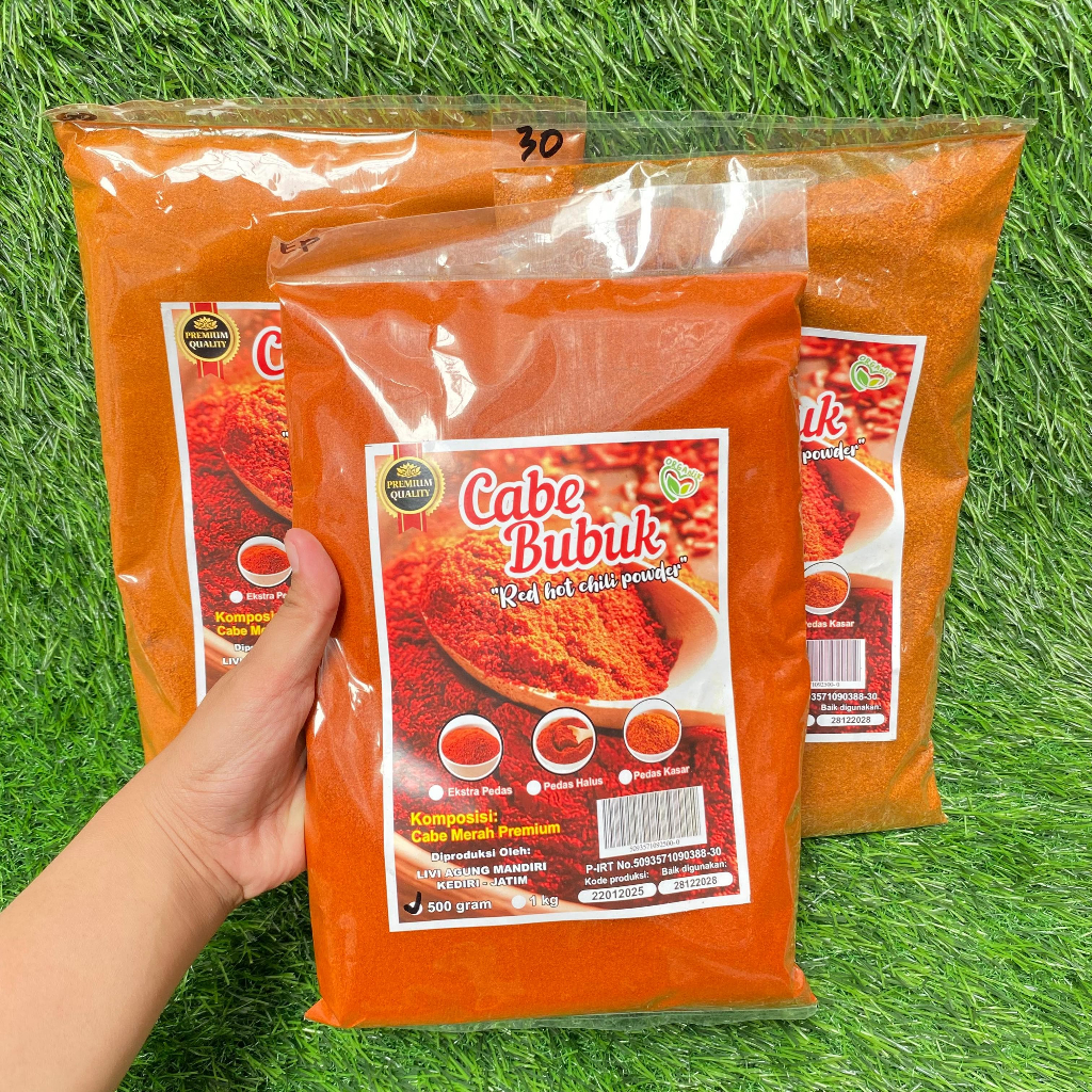 

BUBUK CABE PEDAS HOT - 500g | CABE BUBUK EKSTRA PEDAS