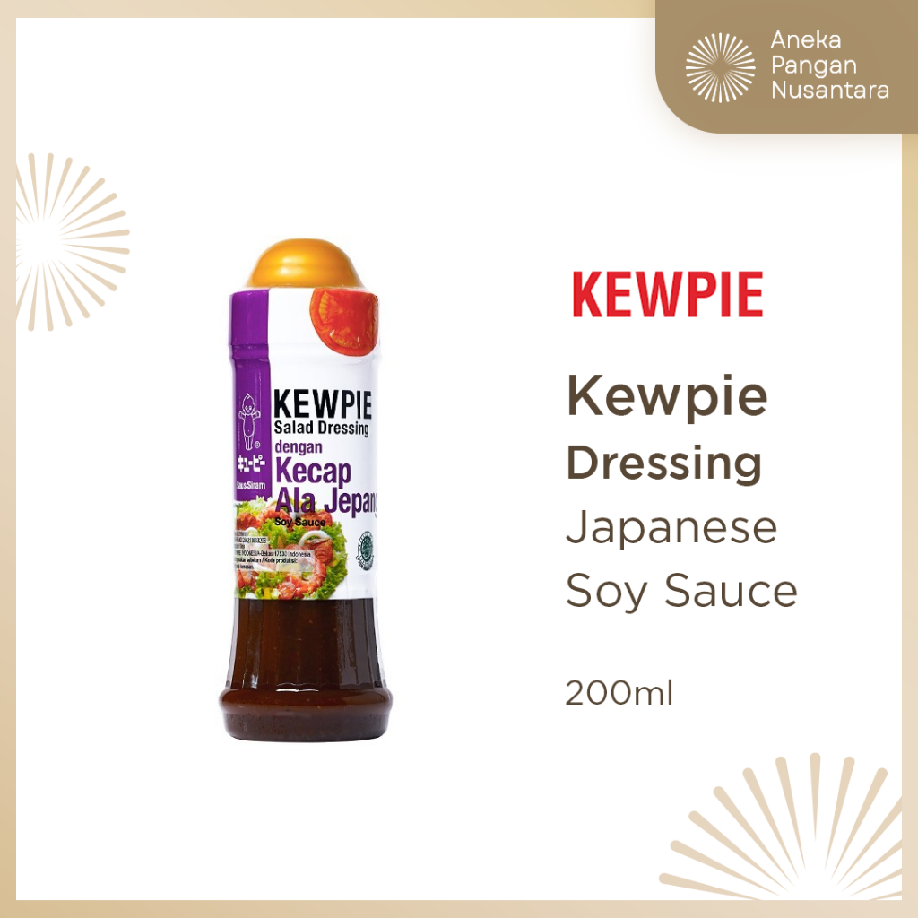 

Kewpie Salad Dressing Kecap Jepang - Kewpie Japanese Soy Sauce 200 ML