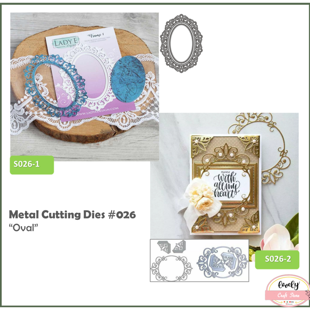 

Metal cutting dies #026 - cetakan stensil doily, doilies, round, oval, lace metal cutting dies untuk stencil, mahar, journal, bujo, cards, scrapbook
