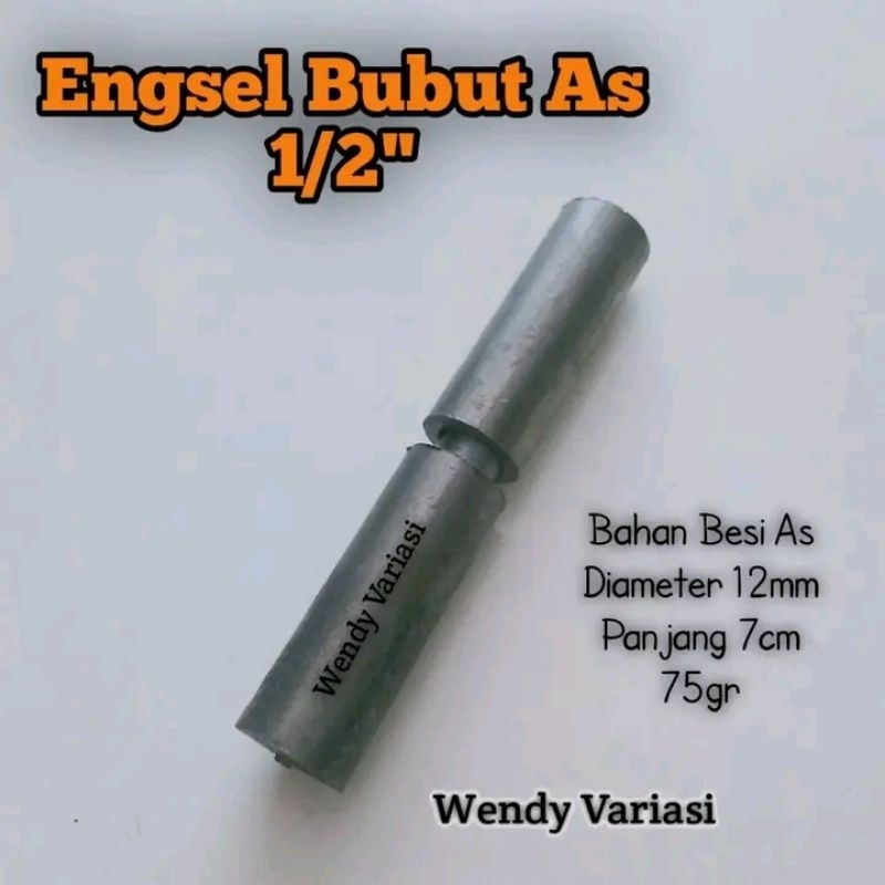 Engsel Bubut As 1/2 In Ornamen Pagar Besi