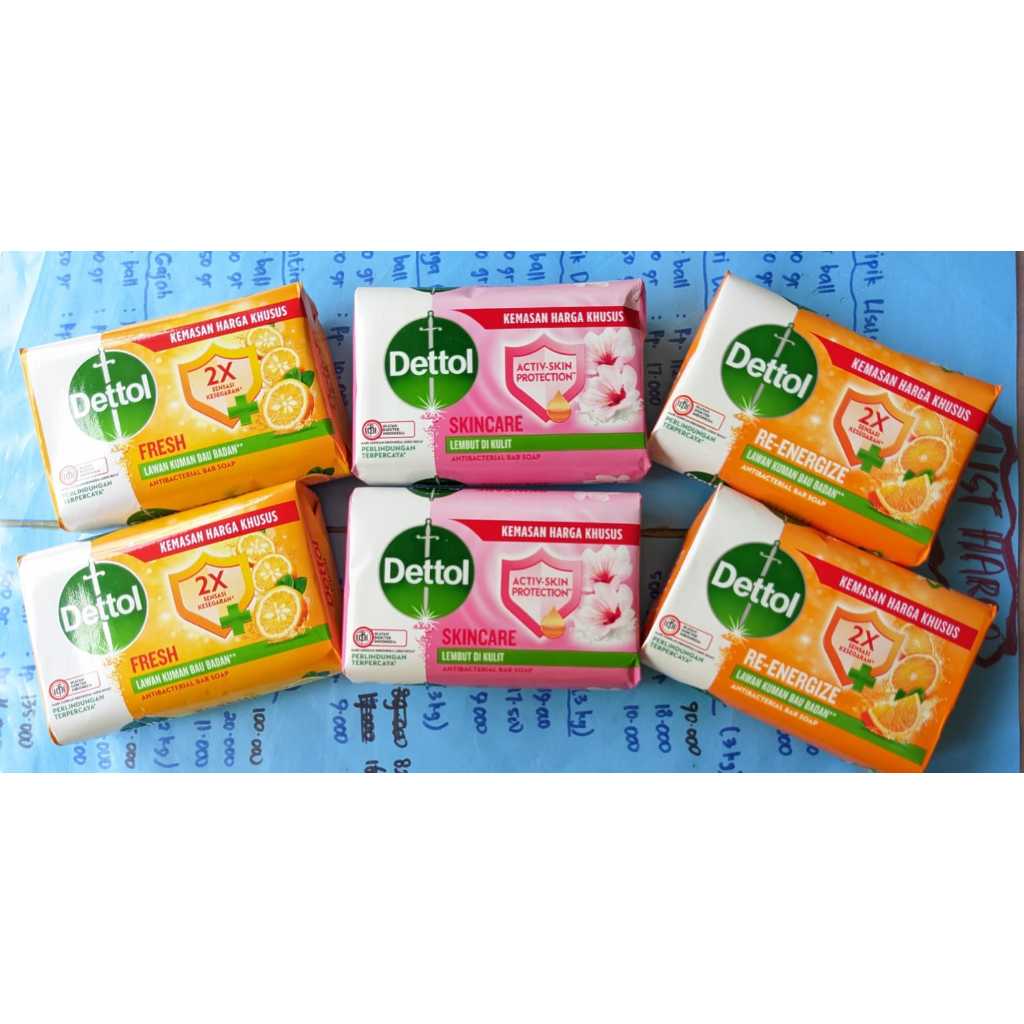 [SJ Store Jatim] Sabun Mandi Batang Dettol & Giv Random 1 Dus