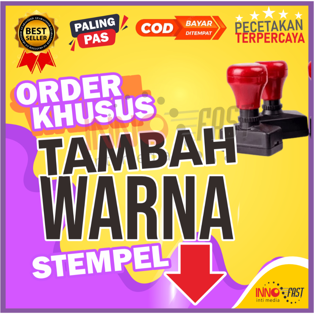 

ORDER KHUSUS TAMBAH WARNA STEMPEL