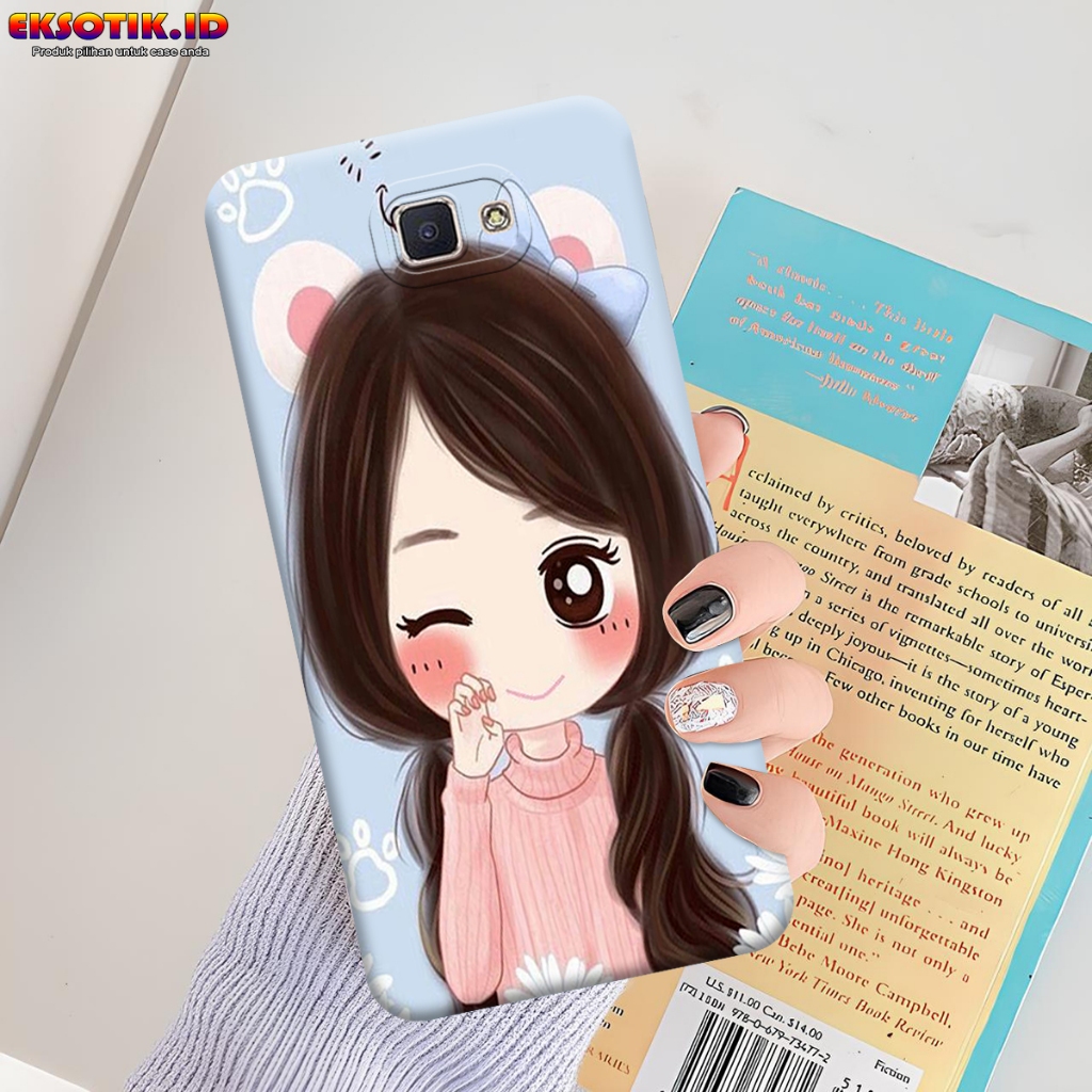 Case SAMSUNG J7 PRIME - Eksotik.id - Casing SAMSUNG J7 PRIME - Case CUTE GIRL - Skin Handphone - Sil