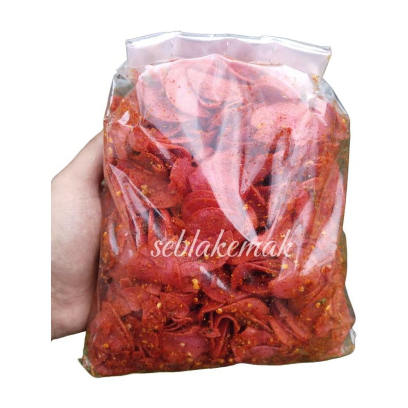 

Seblak Sosis Kering 500g Pedas Original Renyah Gurih