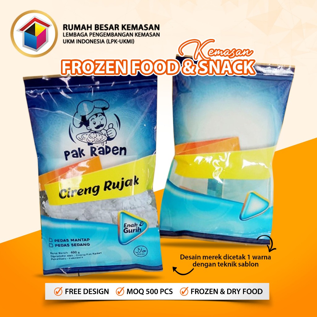 

Kemasan Modern Printing Rotogravure Untuk Snack Atau Frozen Biru
