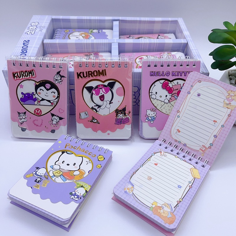 

[PREMIUM] BUKU NOTEBOOK BERMOTIF A7 FLIP UP 3D MOTIF SANRIO / STANDING NOTEBOOK / NOTEBOOK LUCU
