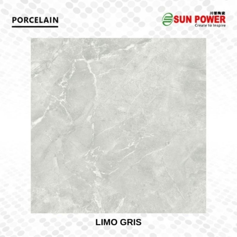 GRANITE LANTAI 60X60 LIMO GRIS | GLOSSY | SUN POWER