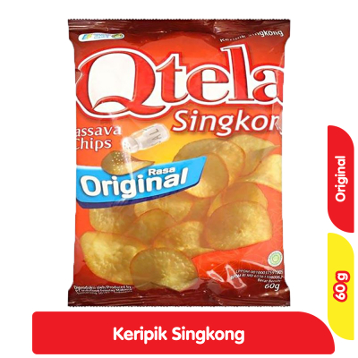 

Qtela Keripik Singkong Original Pack 60 gr