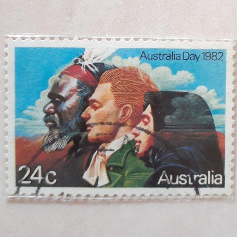 

Perangko Australia Australia Day 1982 - Profiles Tahun 1982