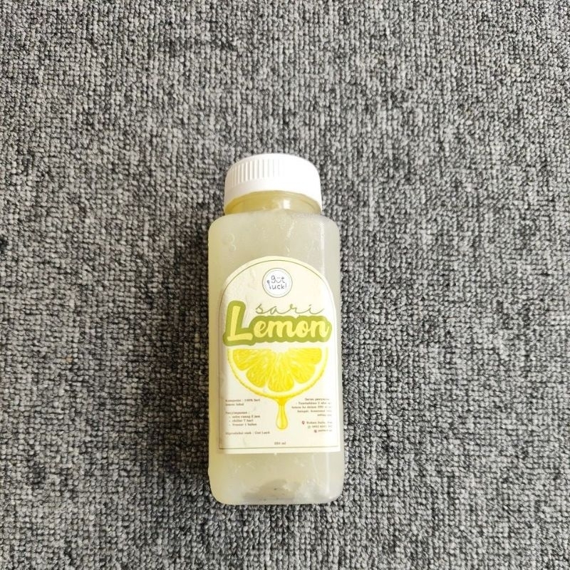 

SARI LEMON 250ml (100% sari lemon lokal) Tanpa proses pemanasan - gut luck