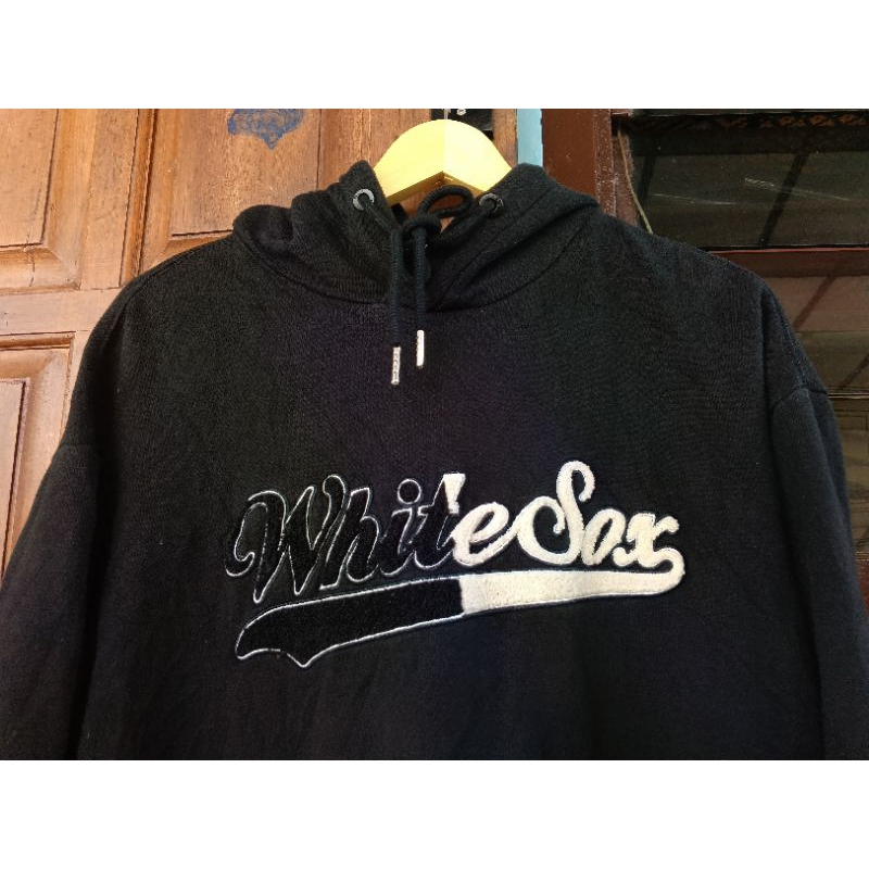 Hoodie MLB WhiteSox bordir towel