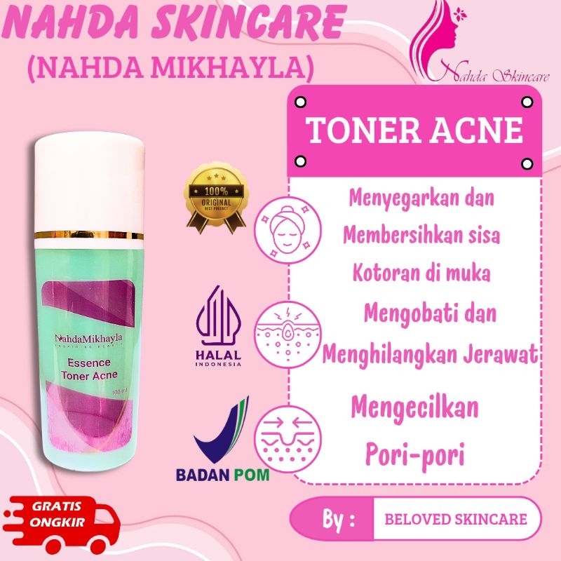 Toner Nahda Skincare Normal & Acne 100ml - Pembersih Wajah