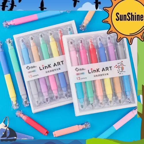 

1 Set 6 Pcs Highlighter Motif Cat Paw Multicolor / Highlighter Cat Paw Warna Warni S0274