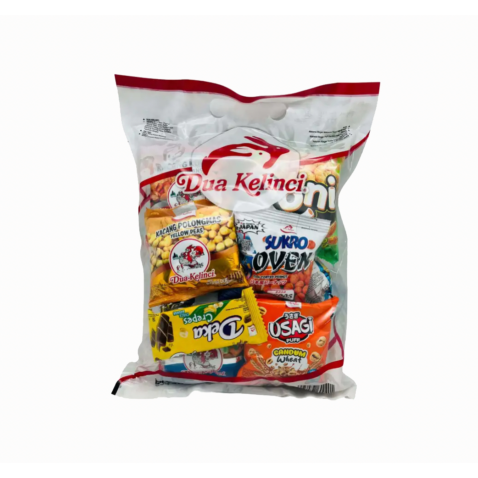

Dua Kelinci Snack Assorted Package 304Gr isi 12 Sachet