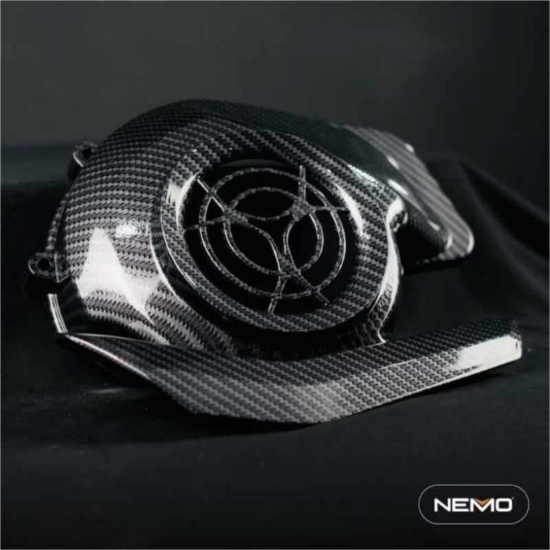 Cover Kipas Radiator Grand Filano Carbon Nemo