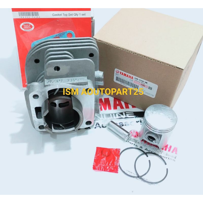 Blok Seher Komplit plus Top Set Original 3YR/3XA Yamaha Fizr 2 Tak Cylinder Komplit