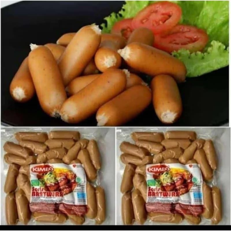 

sosis kimbo/sosis kimbo bratwurst/sosis bratwurst/kimbo bratwurst/cocktail original/kimbo bratwurst 450g sosis bratwurst mini