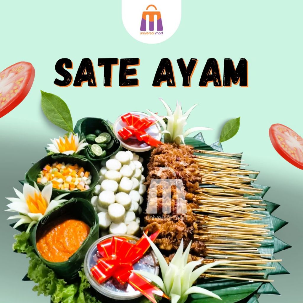 

SATE TAMPAH SATE AYAM FULL DAGING LONTONG