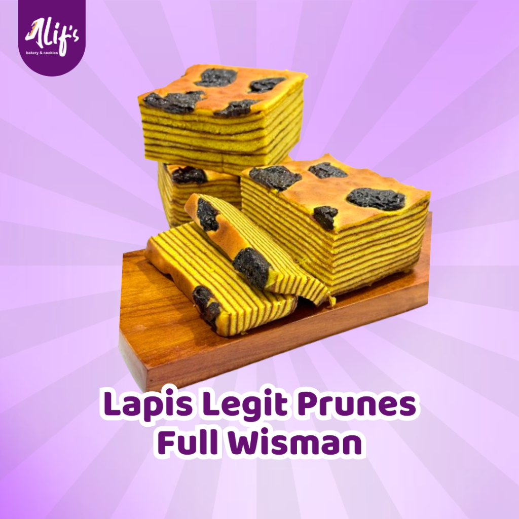 

Lapis Legit Prunes Full Wisman Lembut Uk 10x10cm by Alifsbakeryncookies