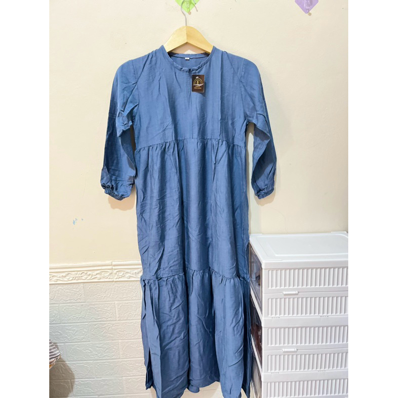 preloved gamis anak denim