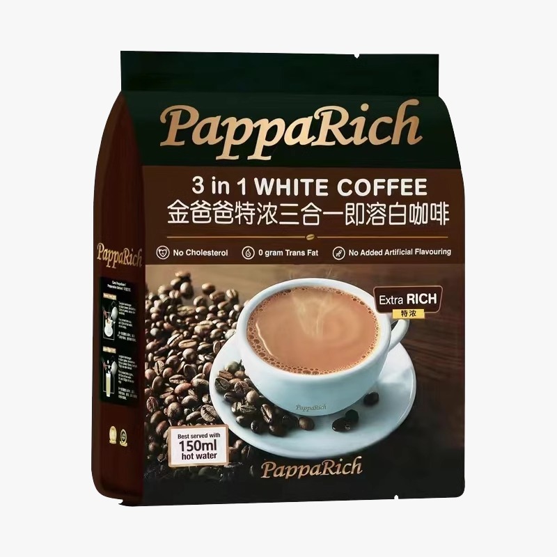 

Papparich 3 in 1 white coffee kopi isi 12 sachet - extra rich