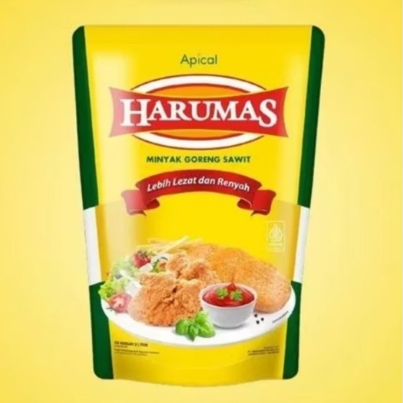 

minyak goreng harumas refill 2 liter