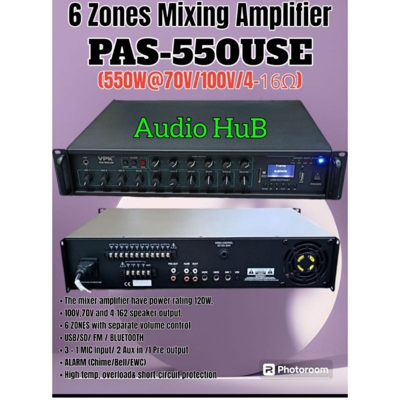 Amplifier VPK PAS 550 USE Original VPK PAS550USE Ampli VPK PAS 550USE 550 Watt