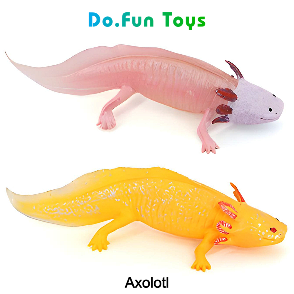 Animal Figurine | AXOLOTL / Mainan Miniatur Hewan Salamander Naga Air