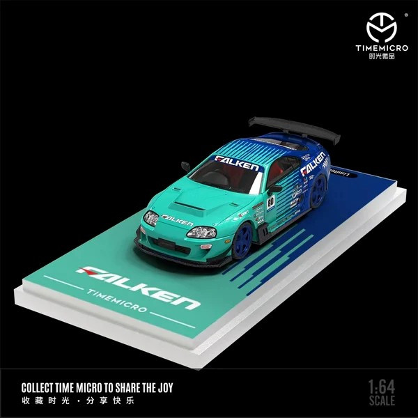 TM644436 - TIME MICRO 1/64 TOYOTA SUPRA A80Z FALKEN