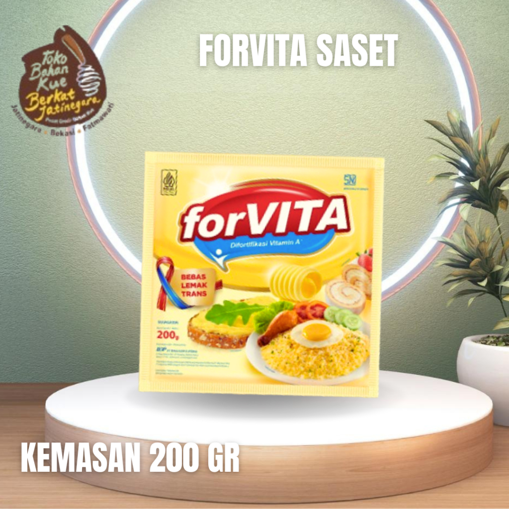 

MARGARIN FORVITA SACHET 200 GR / PCS / MENTEGA FORVITA / MARGARIN