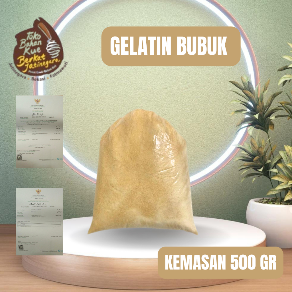 

GELATIN BUBUKK 500 GR / BUBUK GELATIN