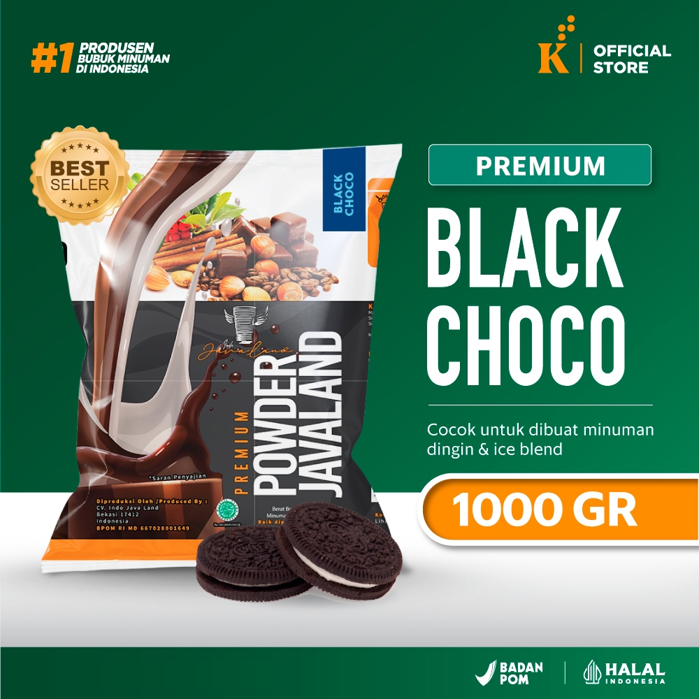 

Bubuk Minuman Premium Black Choco Javaland 1 kg