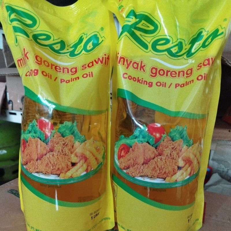 

Minyak goreng Resto 1 liter