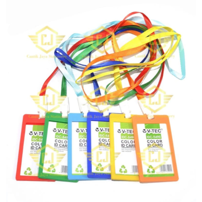 

V-TEC ID CARD HOLDER+TALI COLOUR DX 612/IDC-5490