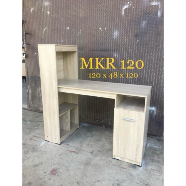 Meja Belajar Rak Buku / Meja Belajar Minimalis / Meja Tulis Laci / Meja Belajar Anak