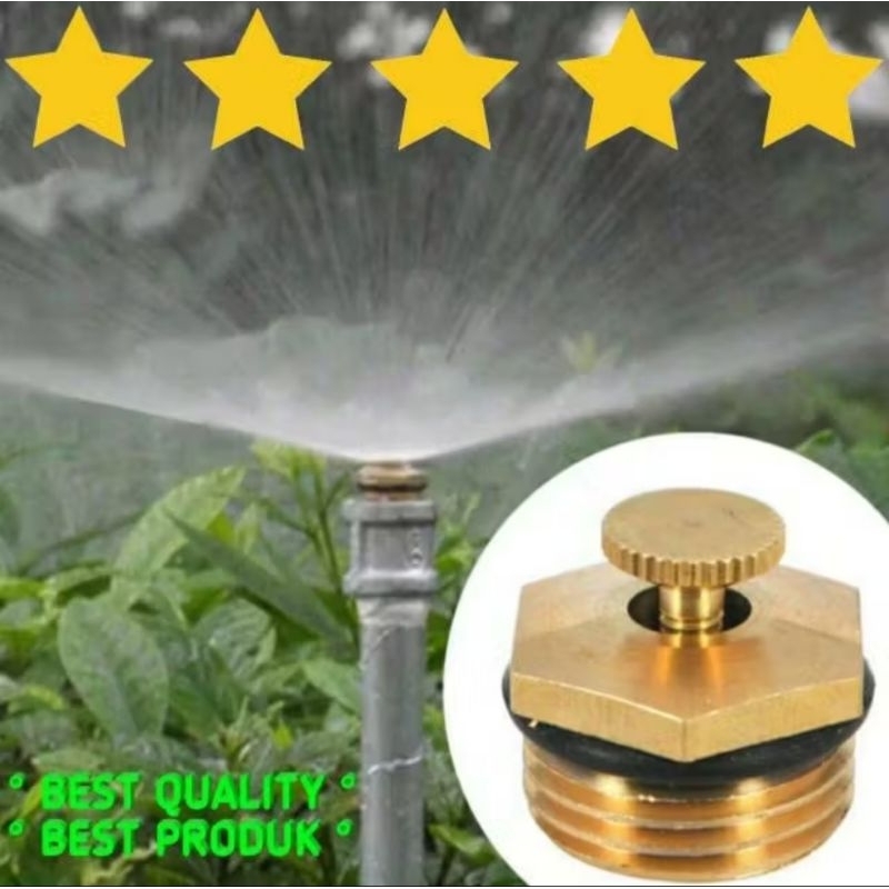 SPRINKLER KUNINGAN ADJUSTABLE SPRAYER / SPRAY AIR TAMAN KEBUN KUNINGAN SPRINGKLER ALAT SIRAM IRRIGAT