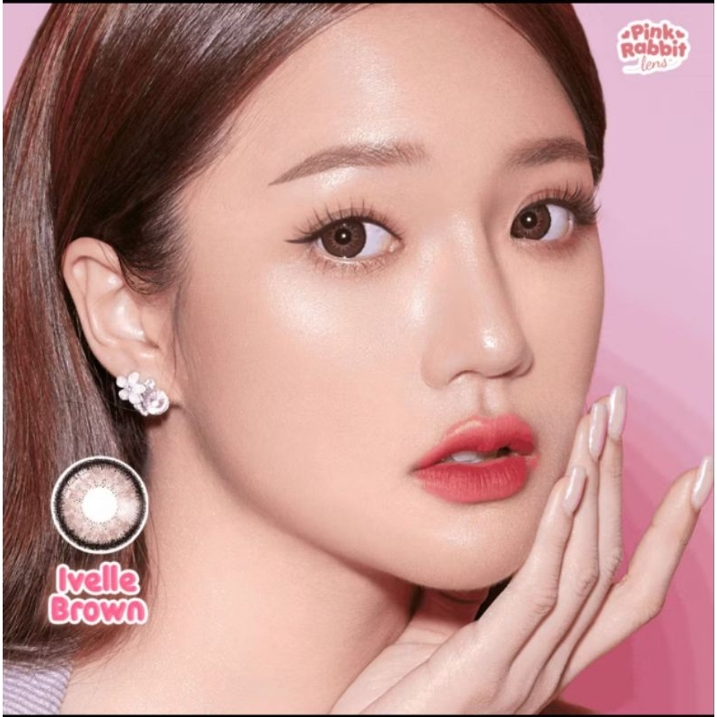 ￼PINKRABBIT SOFTLENS IVELLE BROWN - Normal, (1PCS/Sebelah)