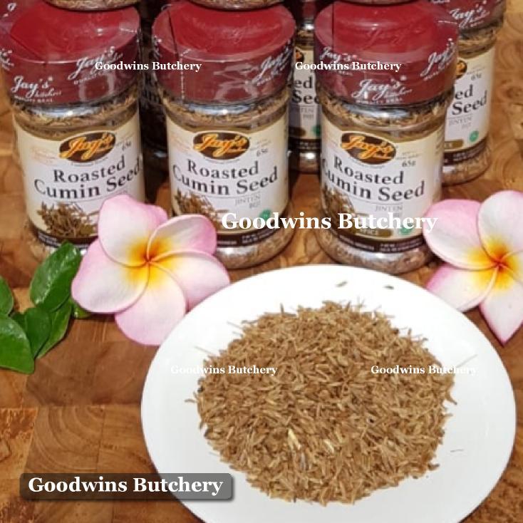 

Jay's spices CUMIN SEED ROASTED biji jinten sangrai Jays 65g