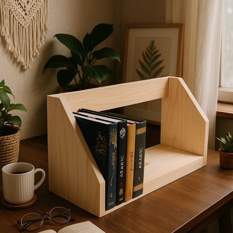 Rak buku minimalis /Rak buku kayu