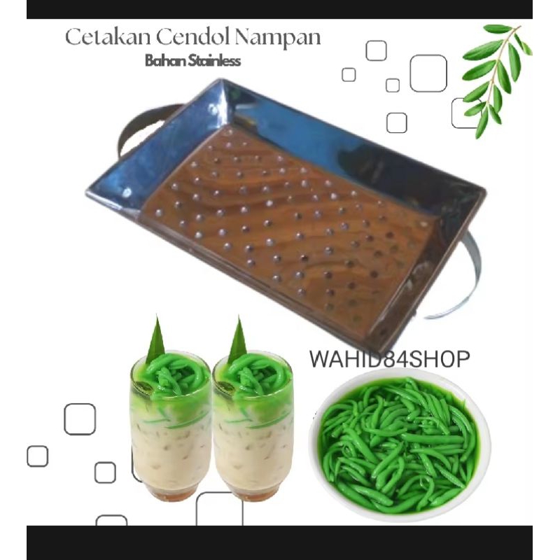 cetakan cendol/saringan cendol dawet/saringan nampan cendol/cetakan cendol dawet