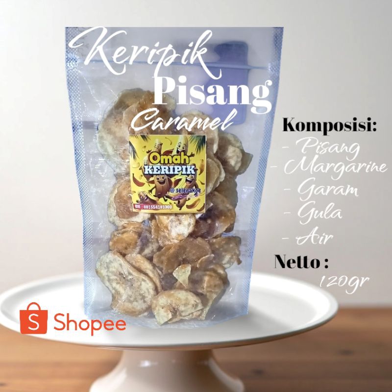 

Keripik Pisang Karamel 120gr.
