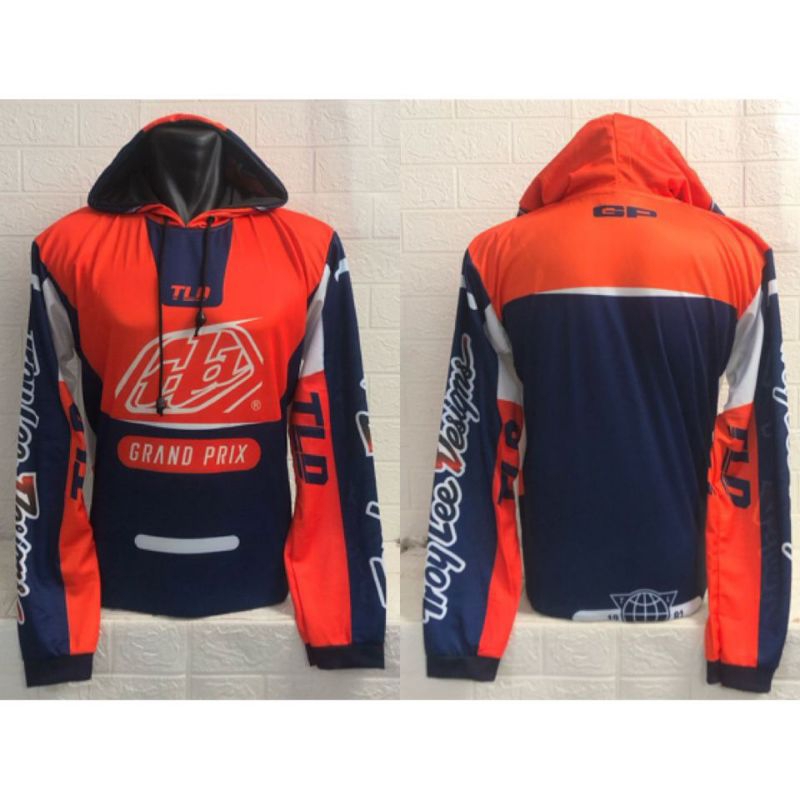 Jersey kaos motocross | Jersey kupluk motocross dewasa | trail lengan panjang