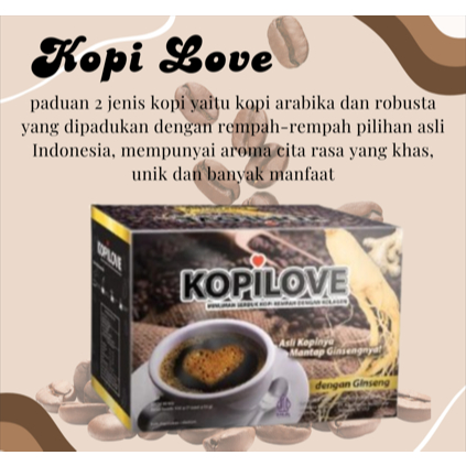 

KOPI LOVE - Membantu mengurangi rasa kantuk dan capek